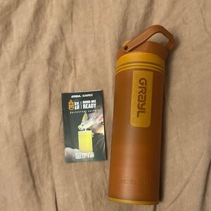 New Grayl Orange Water Bottle